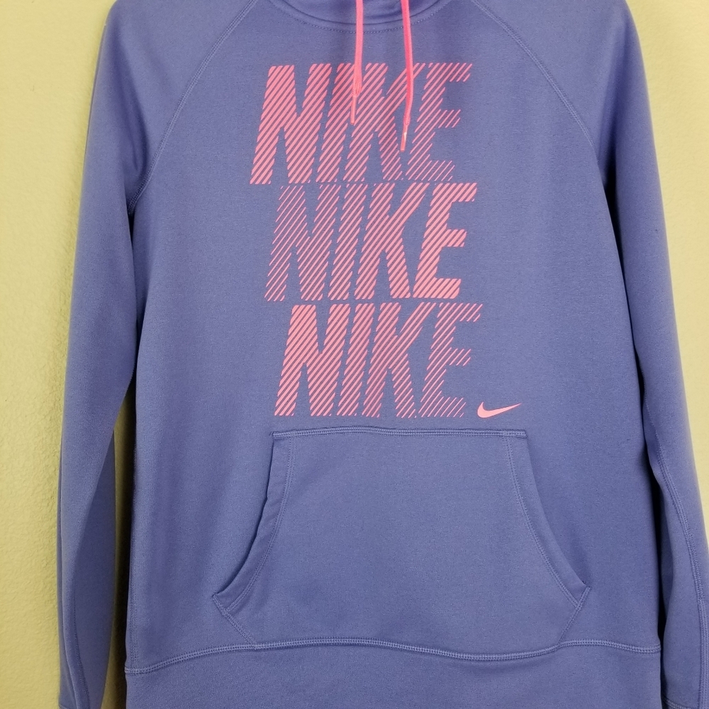 Nike| Purple and pink graphic pullover hoodie - Picture 8 of 8